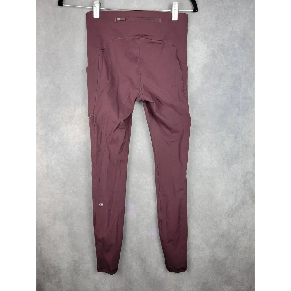 Lululemon Align High‎ Rise Pocket Leggings Plum Size 4